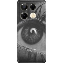 Senada Infinix Note 40 Pro 5g Kılıf Desenli Baskılı Tpu Rubber Kapak Hologram Göz