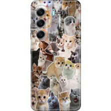 Senada Tecno Camon 40 4g Kılıf Desenli Baskılı Tpu Rubber Kapak Cats World