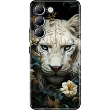 Senada Vivo V30 Lite Kılıf Desenli Baskılı Tpu Rubber Kapak Aslan