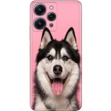 Senada Xiaomi Redmi 12 Kılıf Desenli Baskılı Tpu Rubber Kapak Hasky