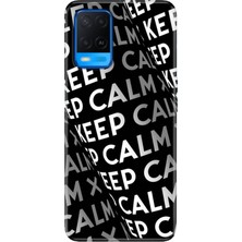 Senada Oppo A54 4g Kılıf Desenli Baskılı Tpu Rubber Kapak Keep Calm