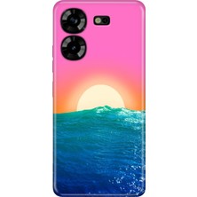 Senada Tecno Pova 5 Kılıf Desenli Baskılı Tpu Rubber Kapak Güneşin Doğumu