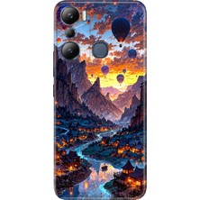 Senada Infinix Hot 20I Kılıf Desenli Baskılı Tpu Rubber Kapak Kapadokya Art