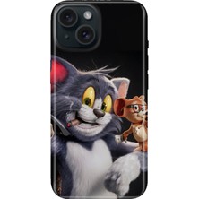 Senada iPhone 13 Kılıf Desenli Baskılı Tpu Rubber Kapak Jerry And-Tom
