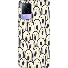 Senada Vivo V21E Kılıf Desenli Baskılı Tpu Rubber Kapak Halloween