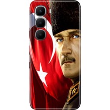 Adasena Infinix Hot 60I Kılıf Desenli Baskılı Tpu Rubber Kapak Mustafa Kemal