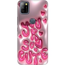 Senada Infinix Smart 5 Kılıf Desenli Baskılı Tpu Rubber Kapak CUTE111