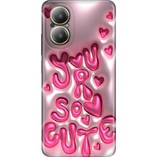 Senada Realme 12 Lite Kılıf Desenli Baskılı Tpu Rubber Kapak CUTE111