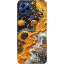 Adasena General Mobile Gm 21 Kılıf Desenli Baskılı Tpu Rubber Kapak Krater