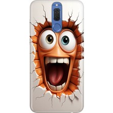 Senada Huawei Mate 10 Lite Kılıf Desenli Baskılı Tpu Rubber Kapak Funny