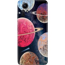 Senada Xiaomi Redmi Note 12S Kılıf Desenli Baskılı Tpu Rubber Kapak Go Space