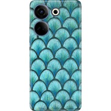 Senada Tecno Camon 20 Pro 4g Kılıf Desenli Baskılı Tpu Rubber Kapak Fish Scale 468