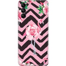 Senada Samsung Galaxy S21 Fe Kılıf Desenli Baskılı Tpu Rubber Kapak Flamingo
