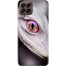 Senada Samsung Galaxy M22 Kılıf Desenli Baskılı Tpu Rubber Kapak Dişi Kobra