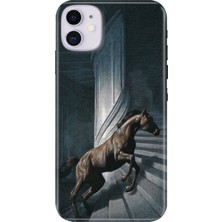 Senada iPhone 11 Kılıf Desenli Baskılı Tpu Rubber Kapak Horse