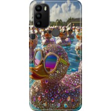Senada General Mobile Gm 21 Plus Kılıf Desenli Baskılı Tpu Rubber Kapak Işıltılı Hayat