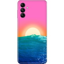 Senada Samsung Galaxy A54 Kılıf Desenli Baskılı Tpu Rubber Kapak Güneşin Doğumu