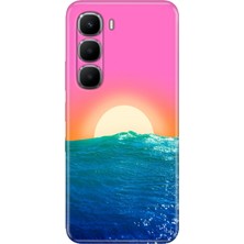 Senada Infinix Hot 60I Kılıf Desenli Baskılı Tpu Rubber Kapak Güneşin Doğumu