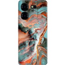 Senada Tecno Pova 5 Pro Kılıf Desenli Baskılı Tpu Rubber Kapak Karma Ametist