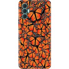 Senada Tecno Spark 8 Pro Kılıf Desenli Baskılı Tpu Rubber Kapak Kelebek Cümbüşü