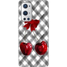 Senada Oneplus 9 Pro Kılıf Desenli Baskılı Tpu Rubber Kapak Kiraz Masası