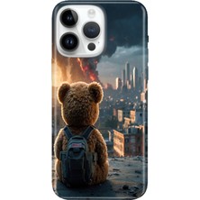 Adasena iPhone 15 Pro Max Kılıf Desenli Baskılı Tpu Rubber Kapak No Warr
