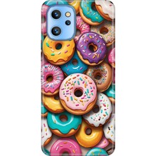 Senada Reeder S19 Max Pro Kılıf Desenli Baskılı Tpu Rubber Kapak Donut Cenneti
