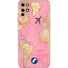 Adasena Reeder S19 Max Kılıf Desenli Baskılı Tpu Rubber Kapak Map