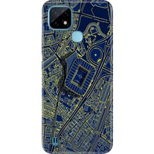 Senada Realme C21 Kılıf Desenli Baskılı Tpu Rubber Kapak Kadıköy Stadyum