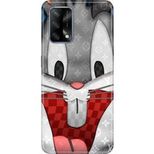 Oppo A74 4g Kılıf Desenli Baskılı Tpu Rubber Kapak Lv-Bugsbuny