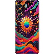 Adasena Tecno Camon 40 4g Kılıf Desenli Baskılı Tpu Rubber Kapak Magic