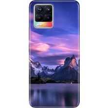 Realme 8 - 8 Pro Kılıf Desenli Baskılı Tpu Rubber Kapak Kuzey