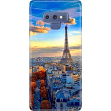 Adasena Samsung Galaxy Note 9 Kılıf Desenli Baskılı Tpu Rubber Kapak Pariste Bir Gün