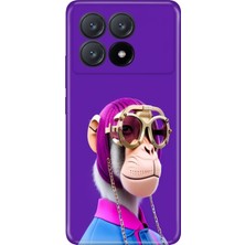 Adasena Xiaomi Poco X6 Pro Kılıf Desenli Baskılı Tpu Rubber Kapak Monkey