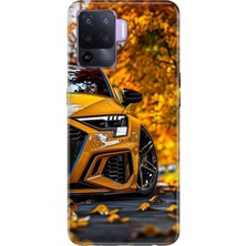 Adasena Oppo Reno 5 Lite Kılıf Desenli Baskılı Tpu Rubber Kapak Rs