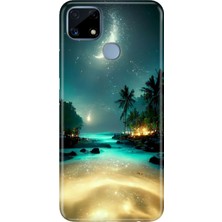 Adasena Realme C25 Kılıf Desenli Baskılı Tpu Rubber Kapak Rüya Ada