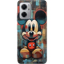 Adasena Xiaomi Redmi 10 5g Kılıf Desenli Baskılı Tpu Rubber Kapak Mickeyworld