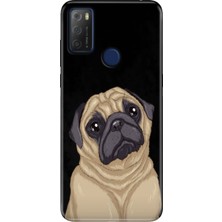 Adasena Tcl 20E Kılıf Desenli Baskılı Tpu Rubber Kapak Minnoş Pug