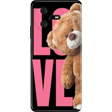 Adasena Casper Via A40 Kılıf Desenli Baskılı Tpu Rubber Kapak Love Teddy