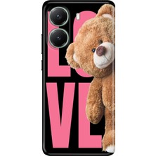 Adasena Xiaomi Poco X7 Pro Kılıf Desenli Baskılı Tpu Rubber Kapak Love Teddy
