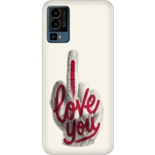 Adasena General Mobile Gm 23 Kılıf Desenli Baskılı Tpu Rubber Kapak Love You