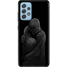 Adasena Samsung Galaxy A72 Kılıf Desenli Baskılı Tpu Rubber Kapak Loving