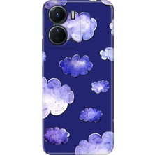 Adasena Vivo Y16 Kılıf Desenli Baskılı Tpu Rubber Kapak Rüyadaki Bulut
