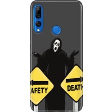 Huawei Y9 Prime 2019 Kılıf Desenli Baskılı Tpu Rubber Kapak Safety
