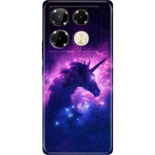 Adasena Infinix Note 40 Pro 5g Kılıf Desenli Baskılı Tpu Rubber Kapak Unicorn Cloud