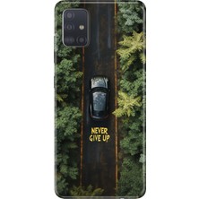 Samsung Galaxy A71 Kılıf Desenli Baskılı Tpu Rubber Kapak Nevergive UP555