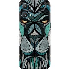 Adasena Realme 9 Pro Kılıf Desenli Baskılı Tpu Rubber Kapak Lion Mandala