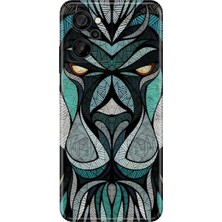 Casper Via M40 - M45 Kılıf Desenli Baskılı Tpu Rubber Kapak Lion Mandala