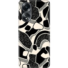 Adasena Oppo A58 Kılıf Desenli Baskılı Tpu Rubber Kapak Memphis