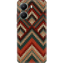 Adasena Xiaomi Poco X7 Pro Kılıf Desenli Baskılı Tpu Rubber Kapak Zikzak